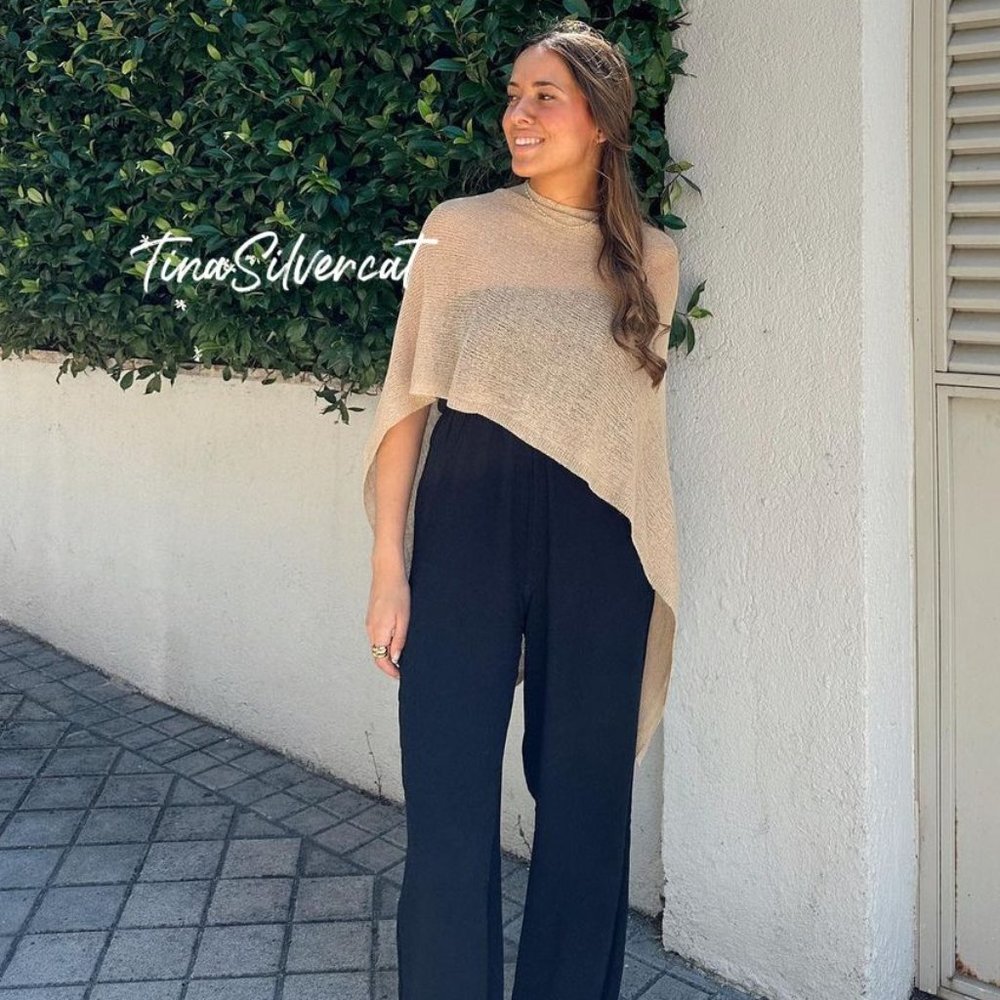 BLOGGER'S FAVE! Zara Fine Knit Cape NWT_10